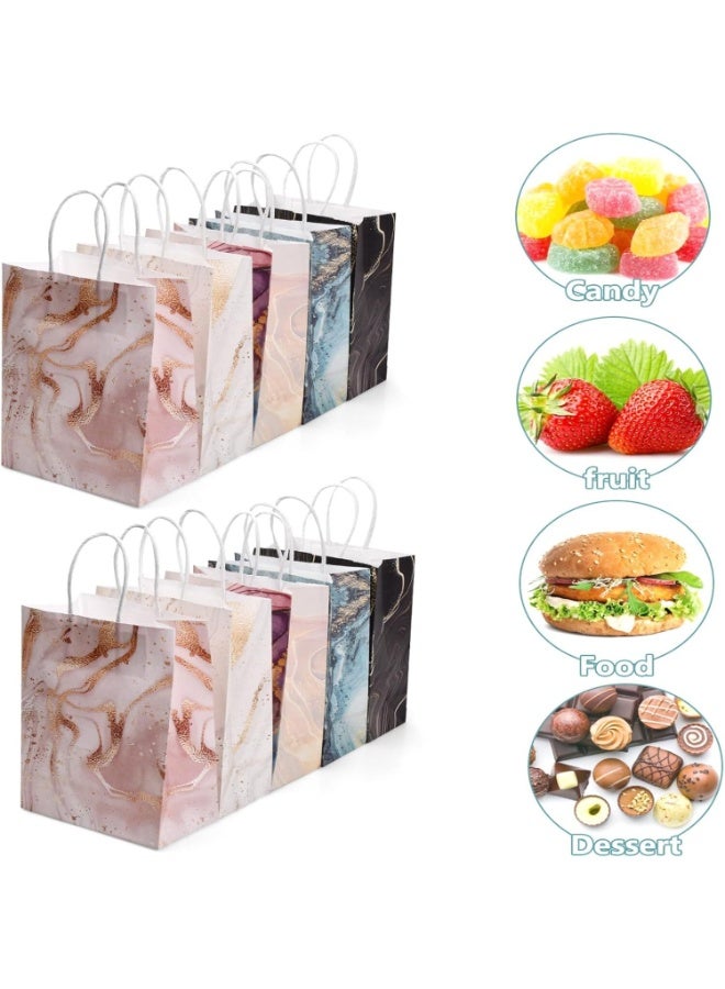 LYNLYN 20PCS Kraft Paper Party Gift Bags with Handles, Multipack for Kids, Birthday, Wedding, Baby Shower, Sweets（21 x 15 x 8 cm） - Image 4